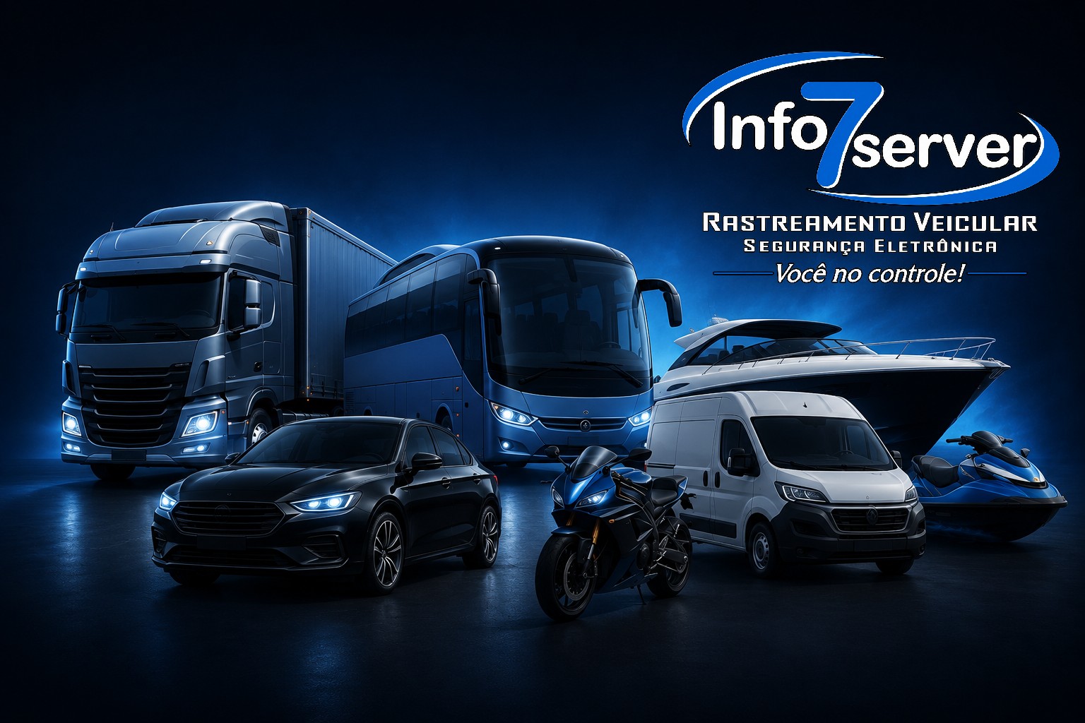 Carros, motos, caminhões, ônibus, van, barco, lancha e jet ski